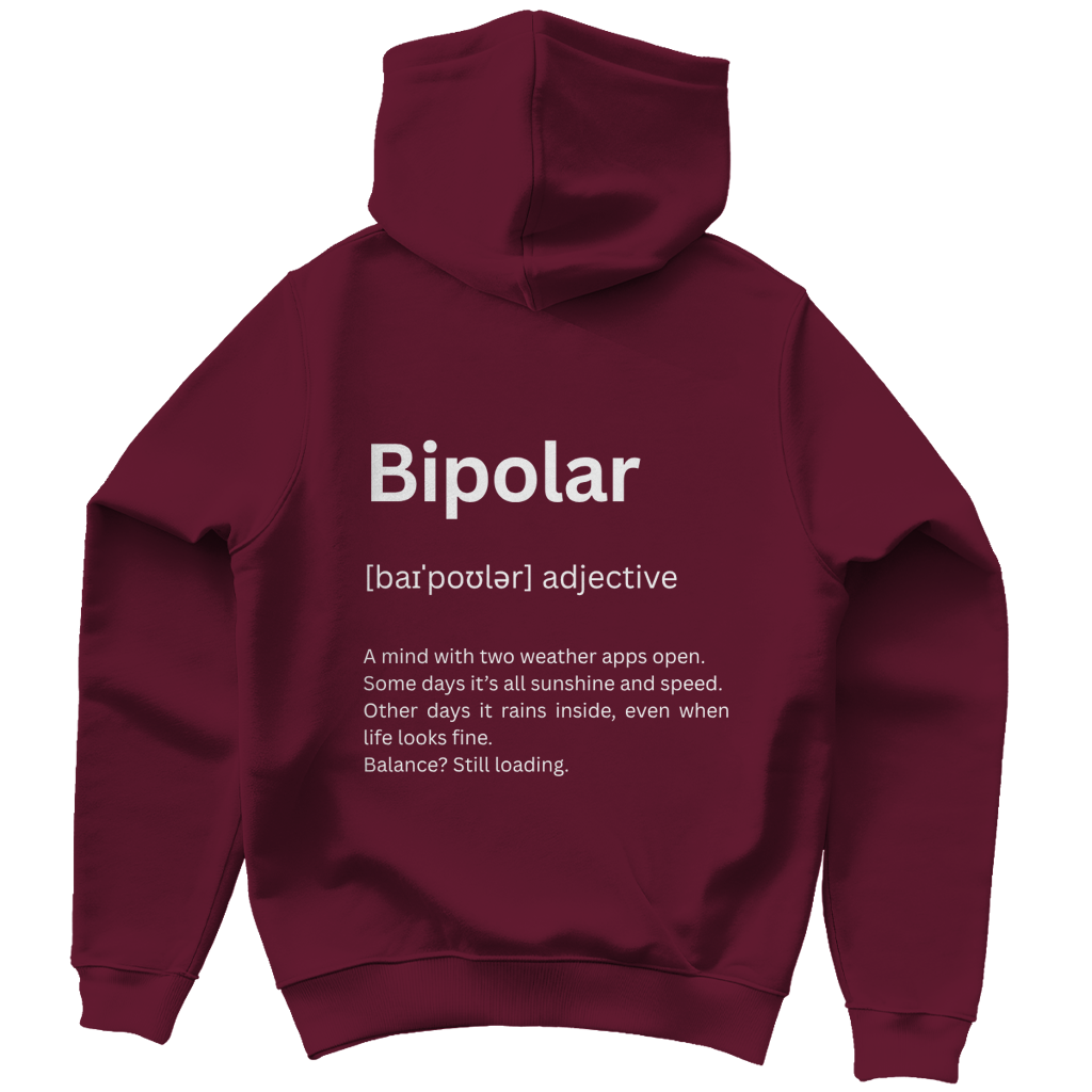 Unisex Hoodie *Bipolar. Duden* Back Logo