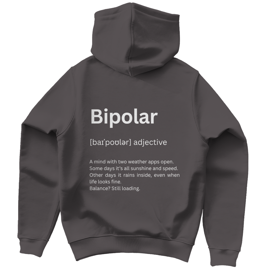 Unisex Hoodie *Bipolar. Duden* Back Logo