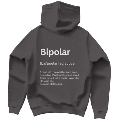 Unisex Hoodie *Bipolar. Duden* Back Logo