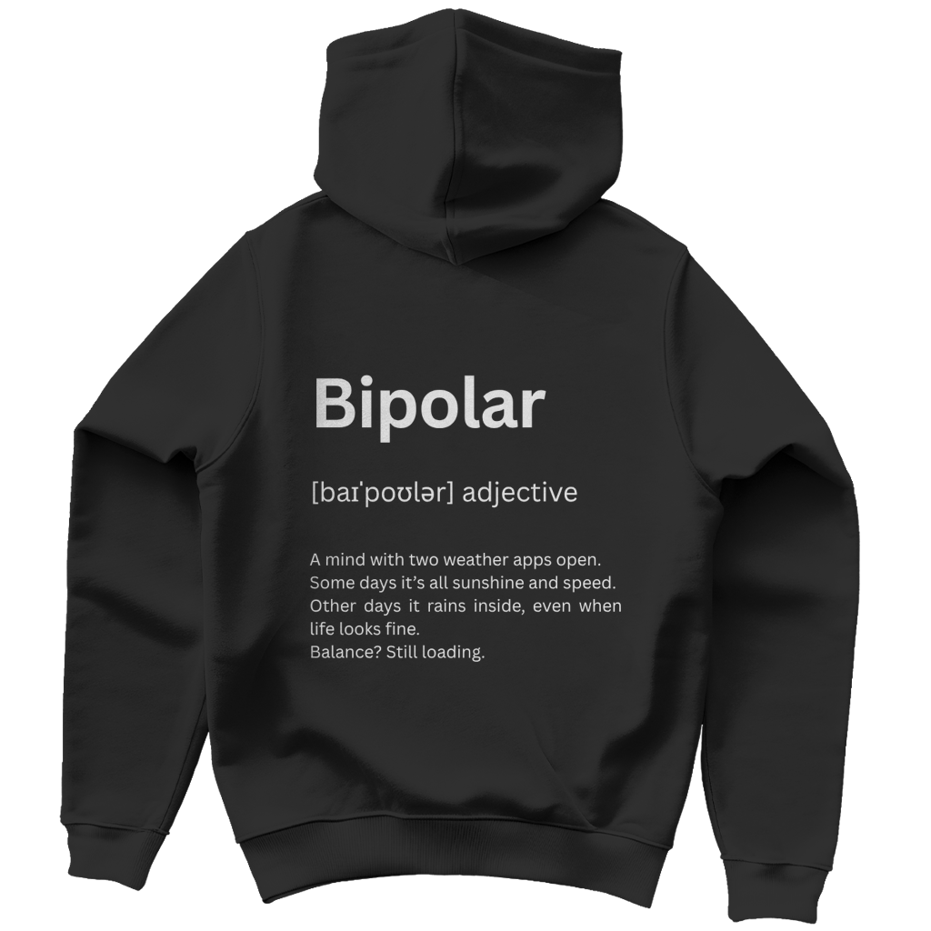 Unisex Hoodie *Bipolar. Duden* Back Logo