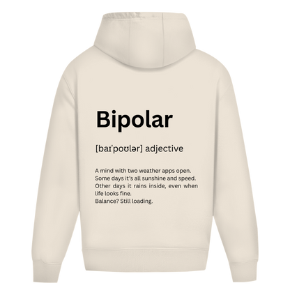 Oversize Premium Hoodie *Bipolar. Duden* Back Logo