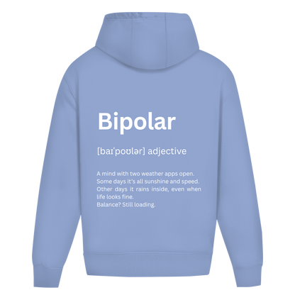 Oversize Premium Hoodie *Bipolar. Duden* Back Logo