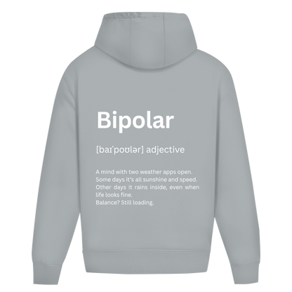 Oversize Premium Hoodie *Bipolar. Duden* Back Logo
