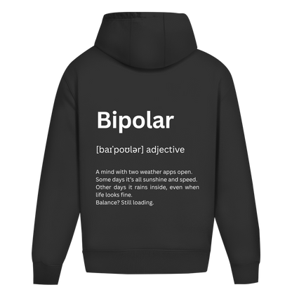 Oversize Premium Hoodie *Bipolar. Duden* Back Logo
