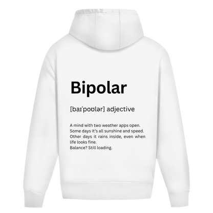 Oversize Premium Hoodie *Bipolar. Duden* Back Logo