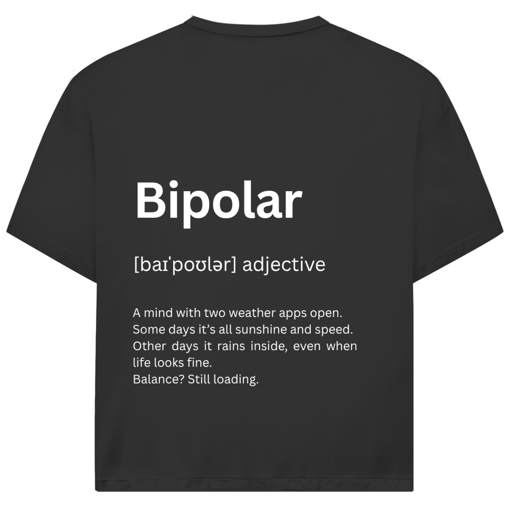 Oversize T-Shirt *Bipolar. Duden* Back Logo