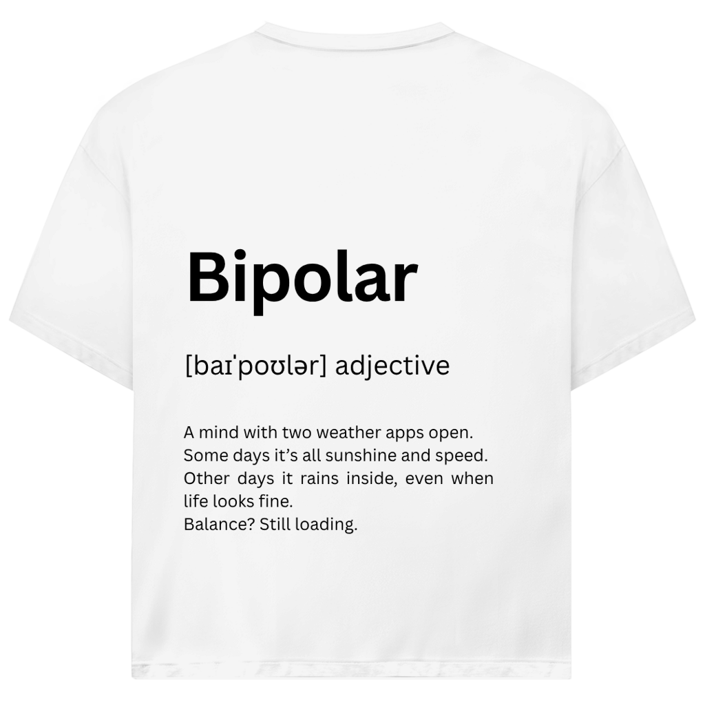 Oversize T-Shirt *Bipolar. Duden* Back Logo