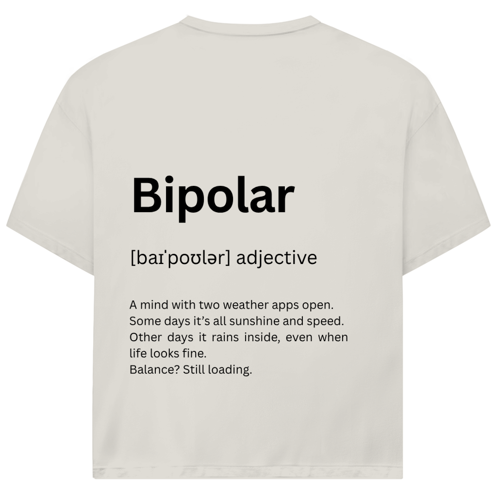 Oversize T-Shirt *Bipolar. Duden* Back Logo