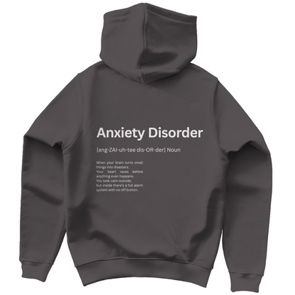 Unisex Hoodie *Anxiety. Duden* Back Logo