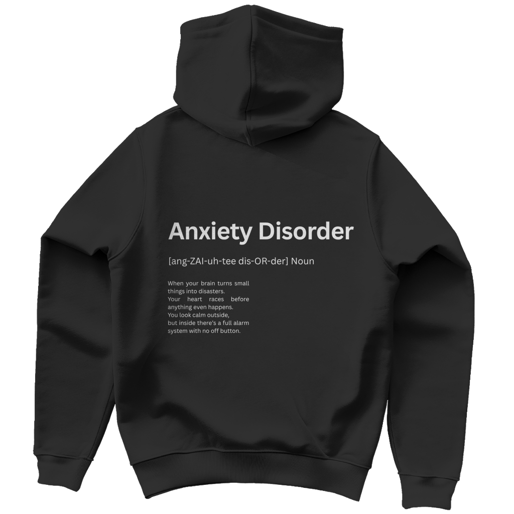 Unisex Hoodie *Anxiety. Duden* Back Logo