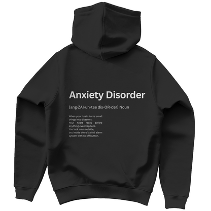 Unisex Hoodie *Anxiety. Duden* Back Logo