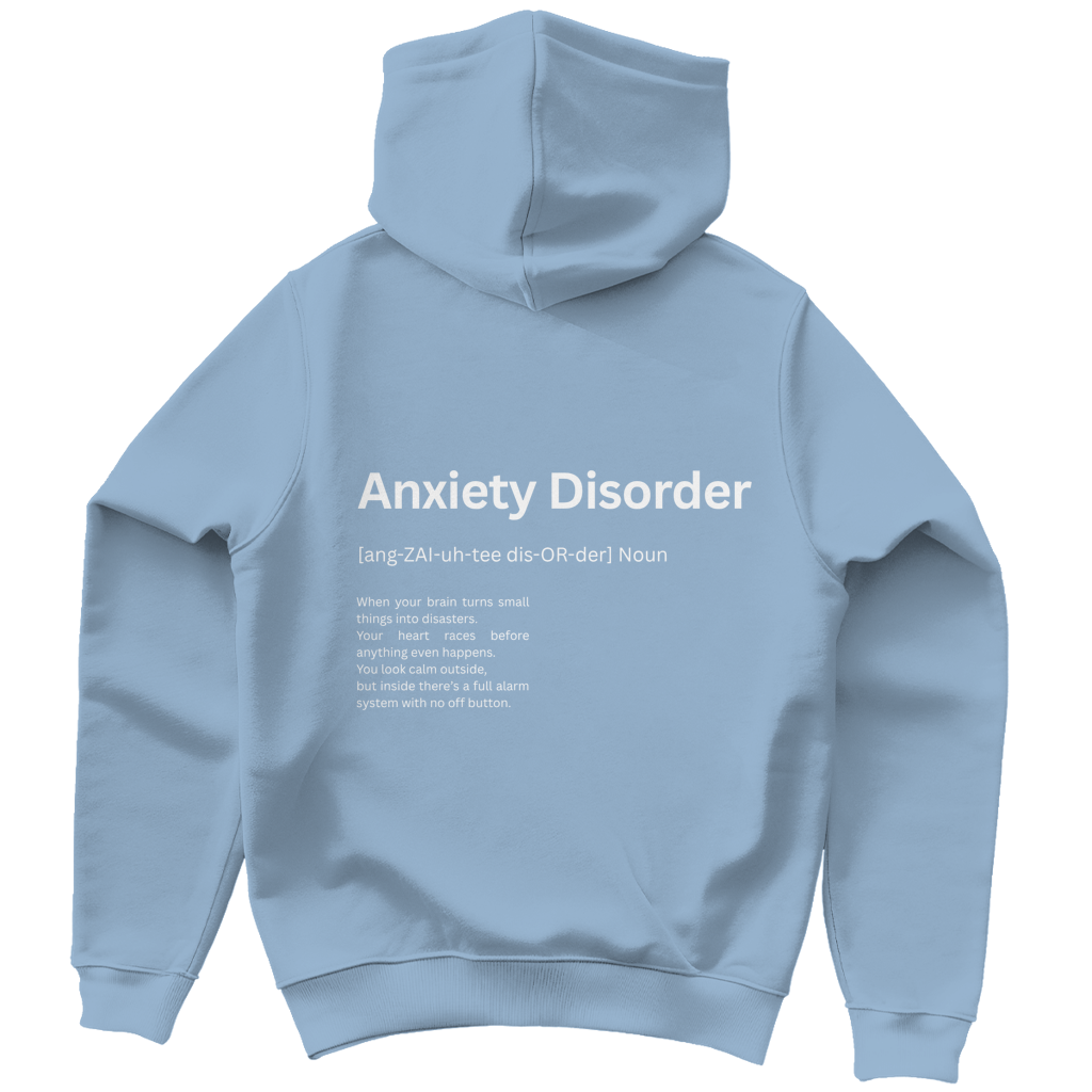 Unisex Hoodie *Anxiety. Duden* Back Logo
