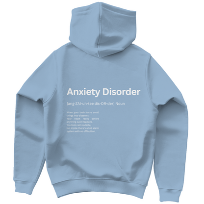 Unisex Hoodie *Anxiety. Duden* Back Logo