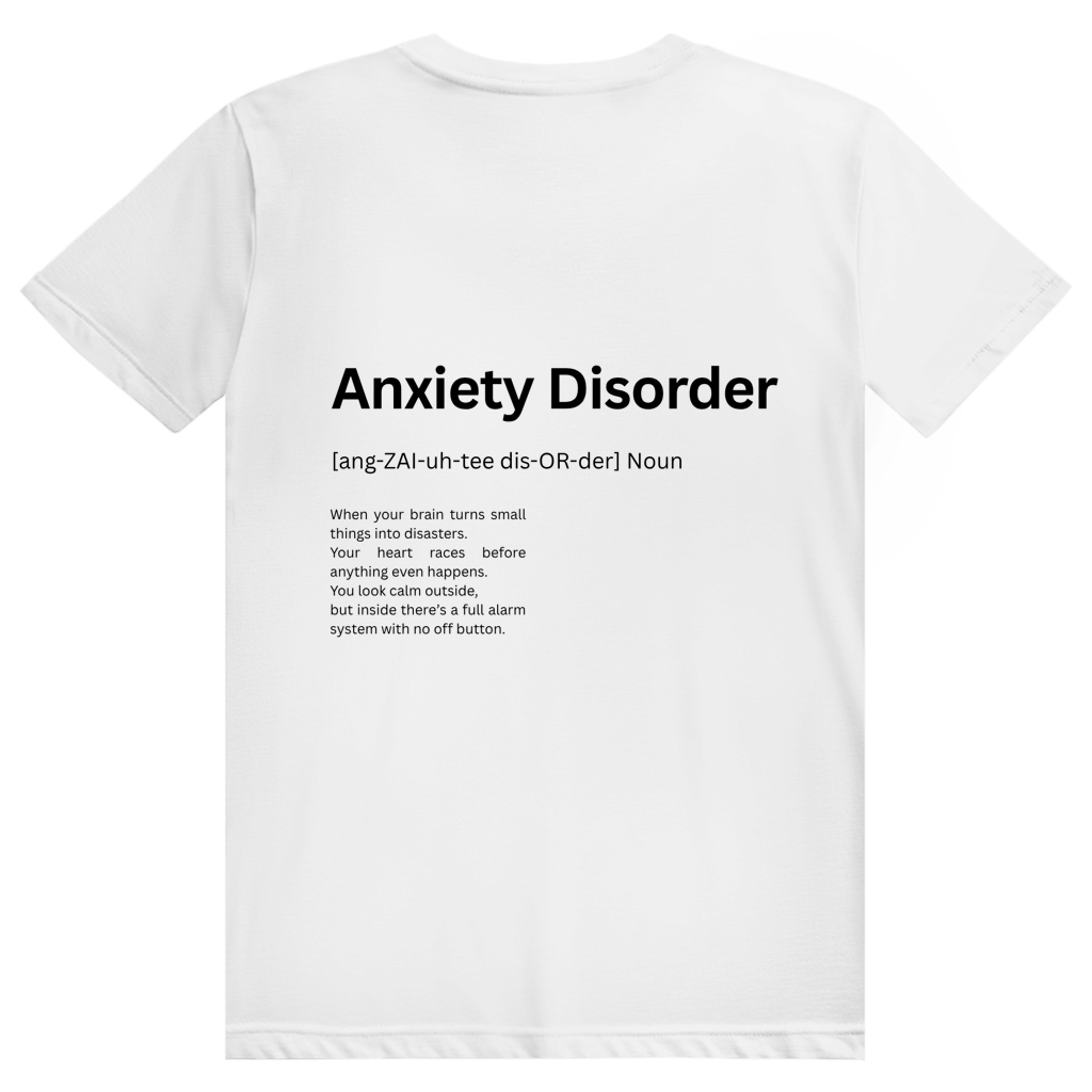 Unisex T-Shirt *Anxiety. Duden* Back Logo