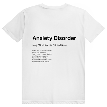 Unisex T-Shirt *Anxiety. Duden* Back Logo