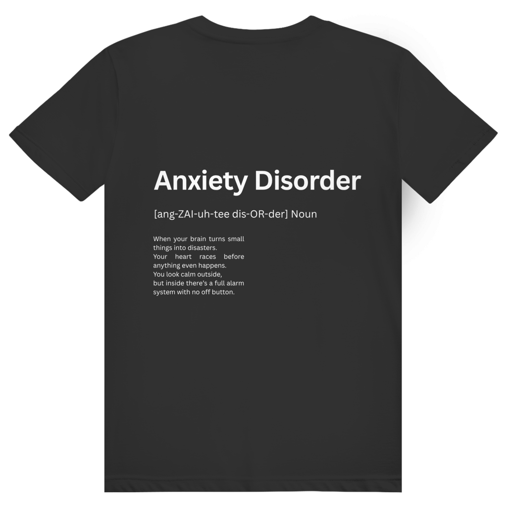 Unisex T-Shirt *Anxiety. Duden* Back Logo