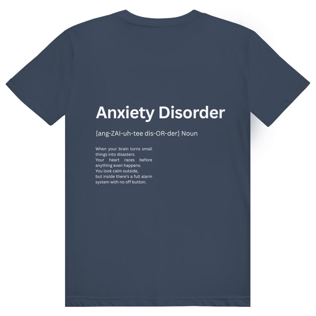 Unisex T-Shirt *Anxiety. Duden* Back Logo