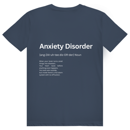 Unisex T-Shirt *Anxiety. Duden* Back Logo
