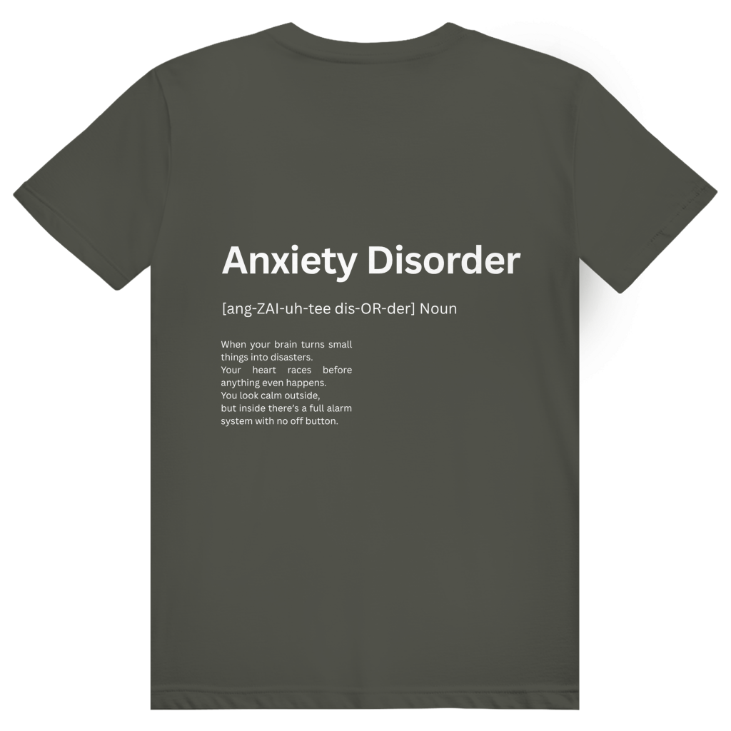 Unisex T-Shirt *Anxiety. Duden* Back Logo