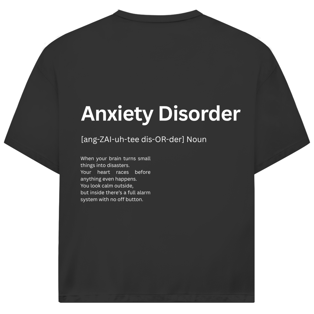 Oversize T-Shirt *Anxiety. Duden* Back Logo
