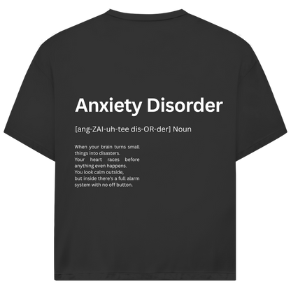 Oversize T-Shirt *Anxiety. Duden* Back Logo