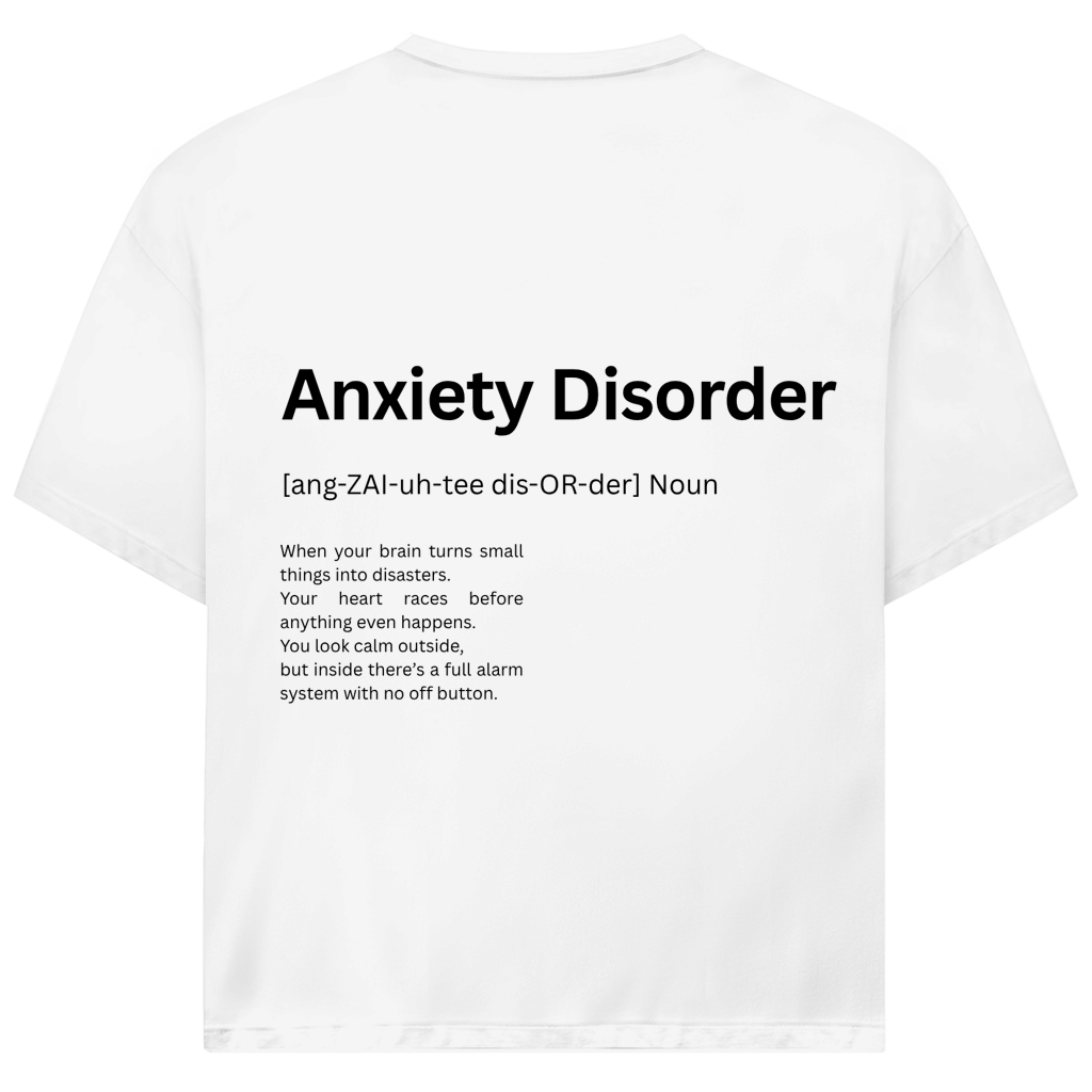 Oversize T-Shirt *Anxiety. Duden* Back Logo