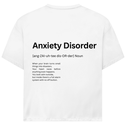 Oversize T-Shirt *Anxiety. Duden* Back Logo