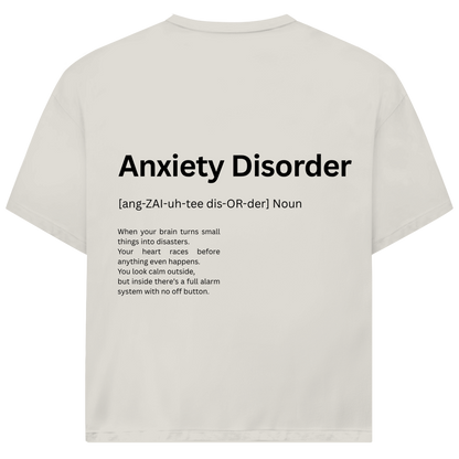 Oversize T-Shirt *Anxiety. Duden* Back Logo