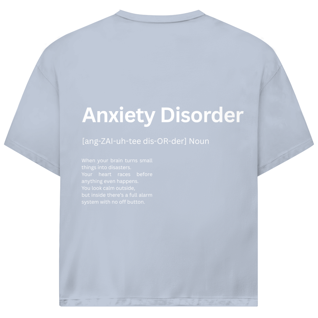 Oversize T-Shirt *Anxiety. Duden* Back Logo