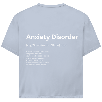 Oversize T-Shirt *Anxiety. Duden* Back Logo