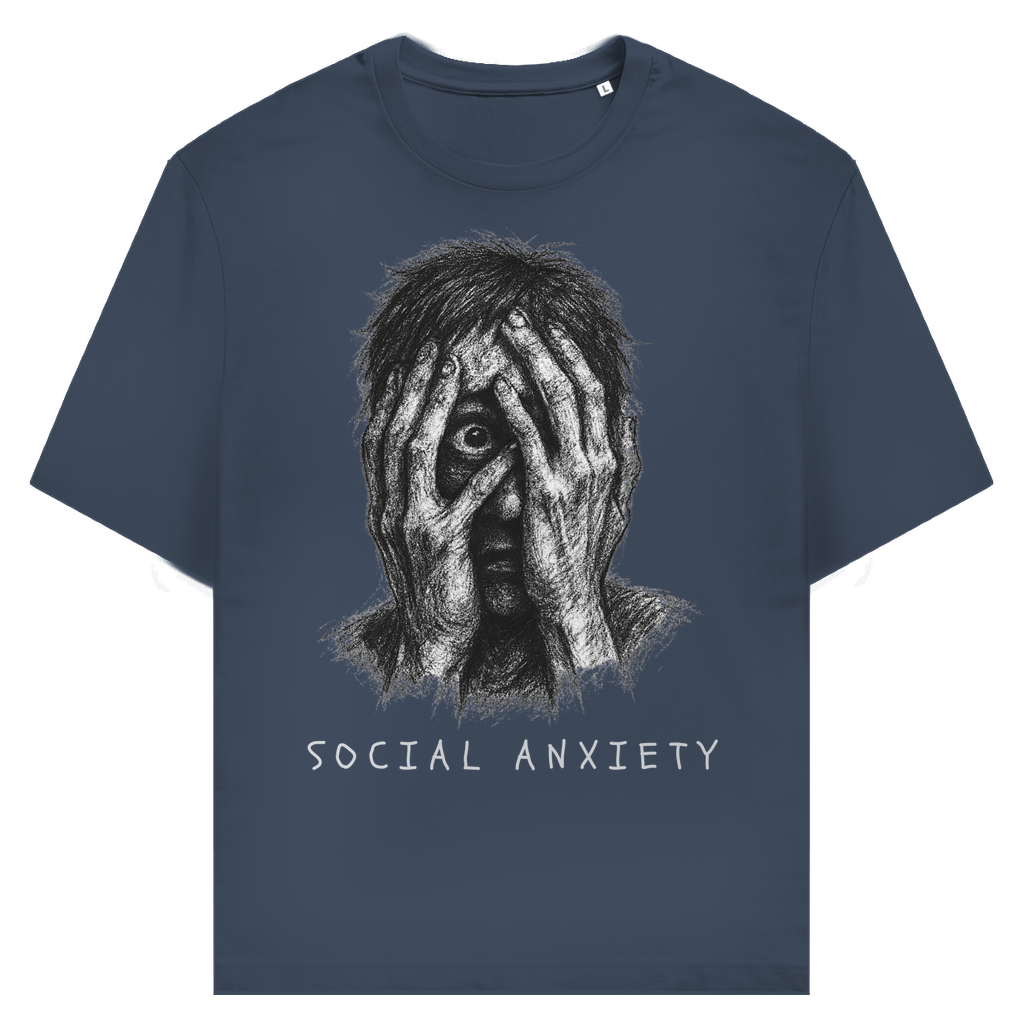 Unisex slim T-Shirt SIG. social anxiety