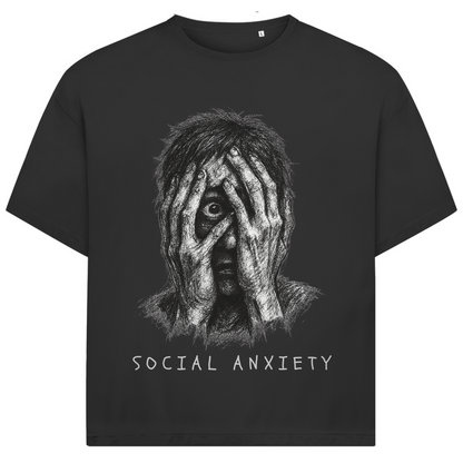 Oversize T-Shirt *Social Anxiety* Front Logo