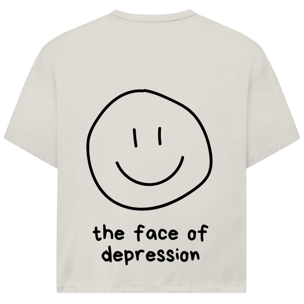 Oversize T-Shirt *the face of depression*