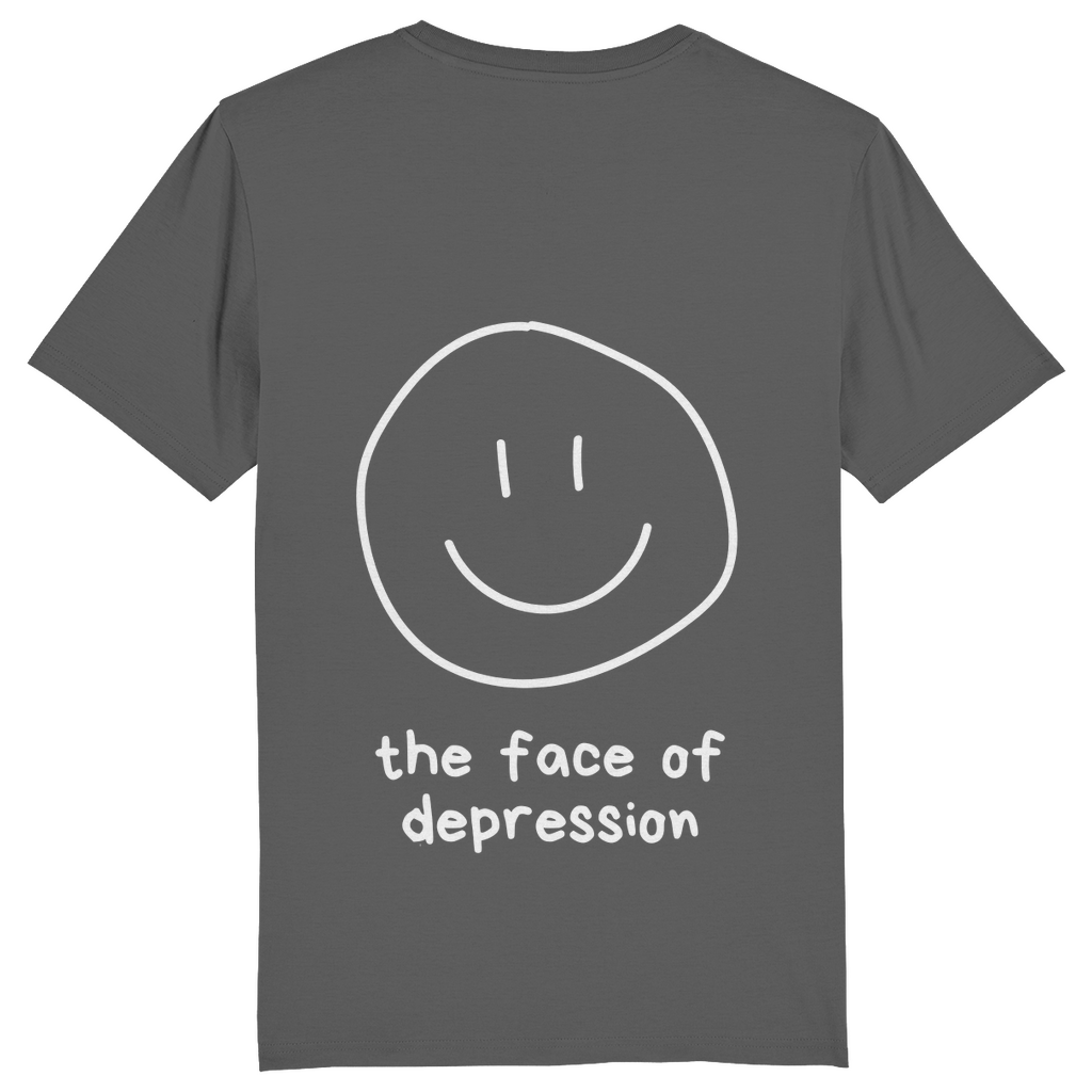 Slim T-Shirt *the face of depression*