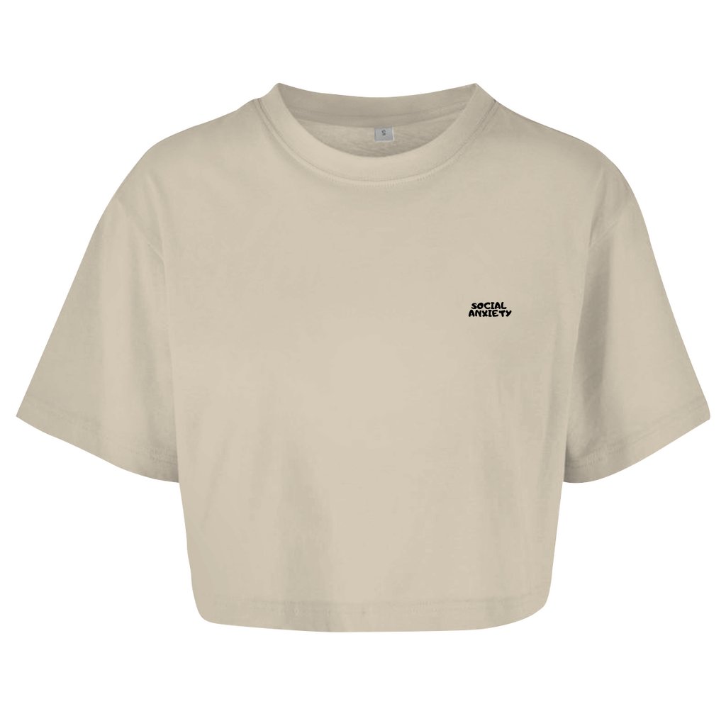 Damen Crop-Top *Social Anxiety*