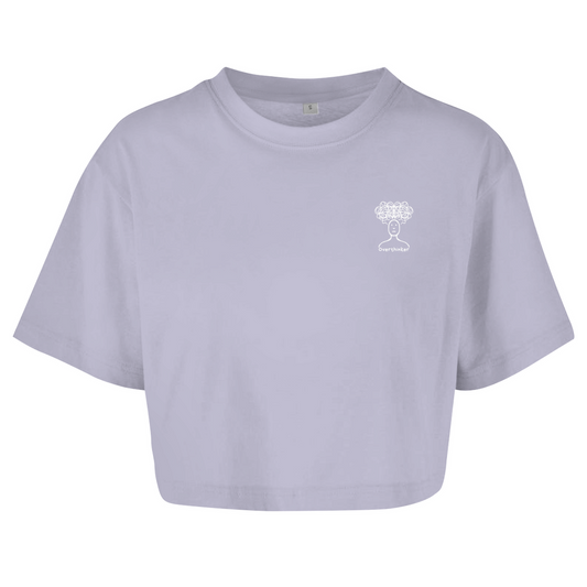 Damen Crop-Top *Overthinker-Head*