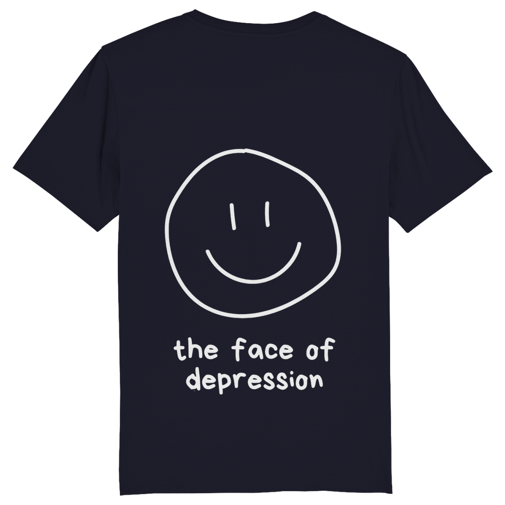 Slim T-Shirt *the face of depression*