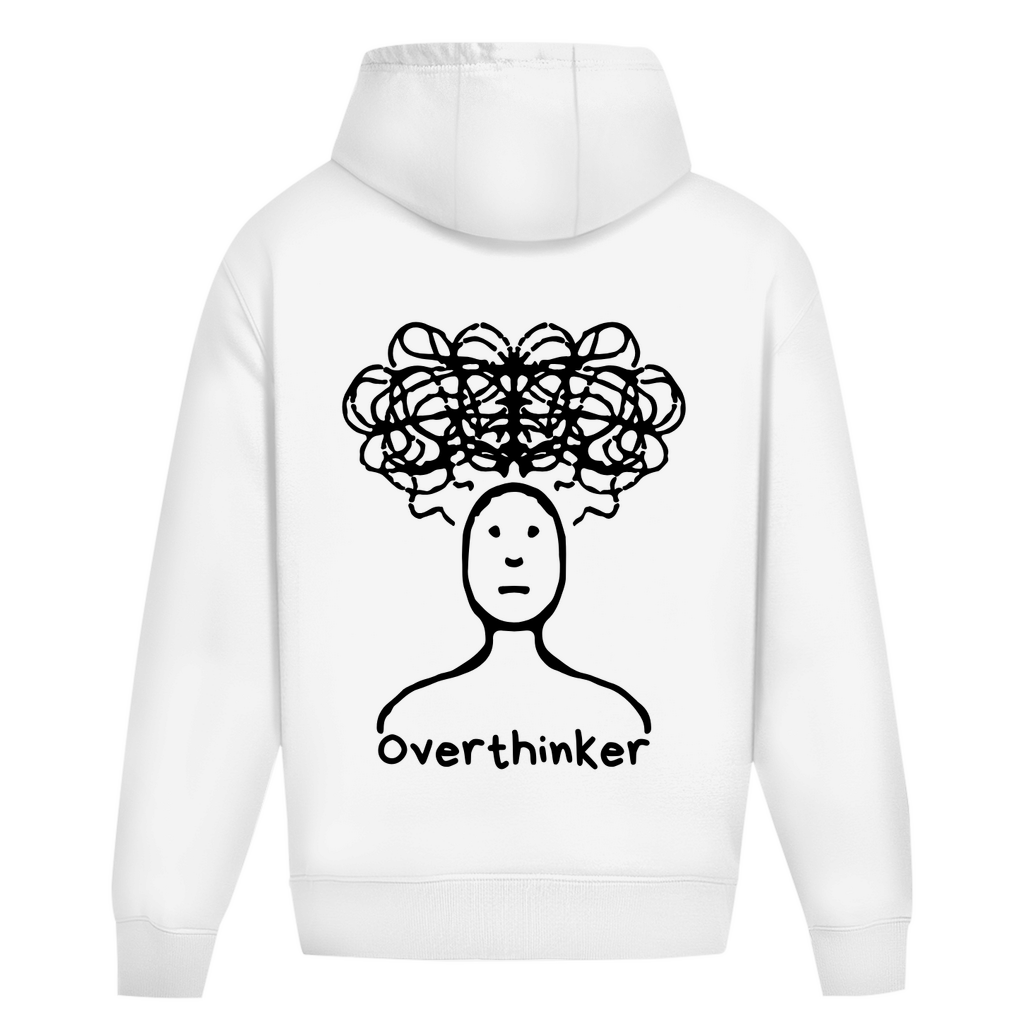 Oversize Hoodie Ohne Kordel Overthinker