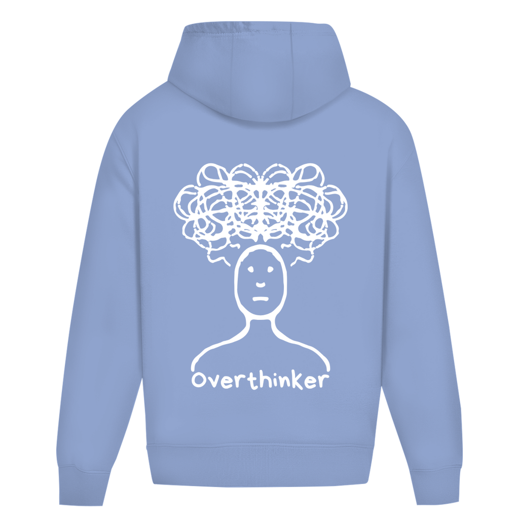 Oversize Hoodie Ohne Kordel Overthinker