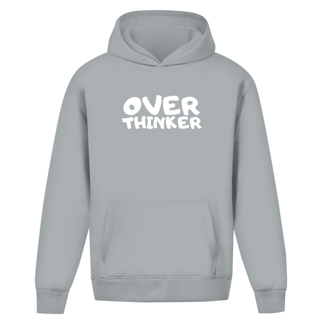 Oversize Hoodie Ohne Kordel overthinker neu