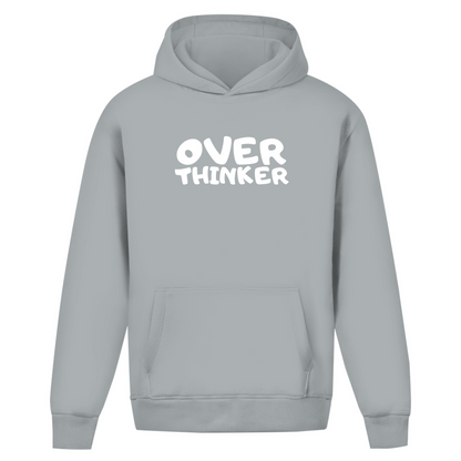 Oversize Premium Hoodie *overthinker2* Logo Front