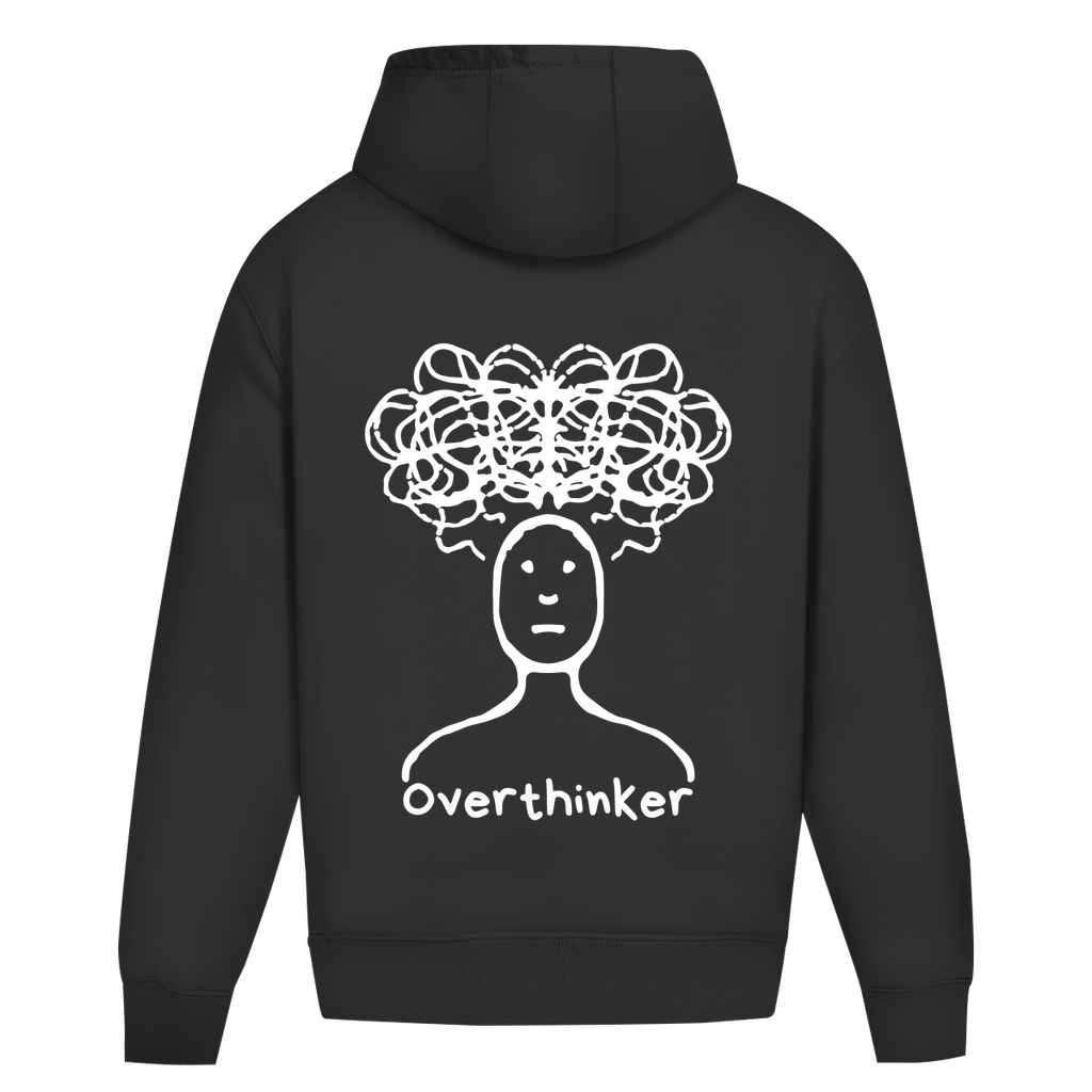 Oversize Hoodie Ohne Kordel Overthinker