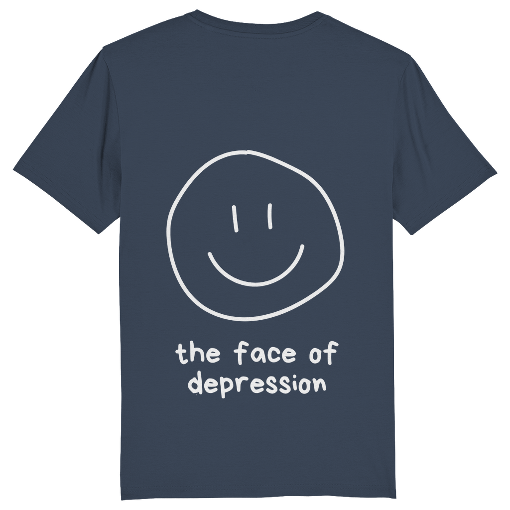 Slim T-Shirt *the face of depression*