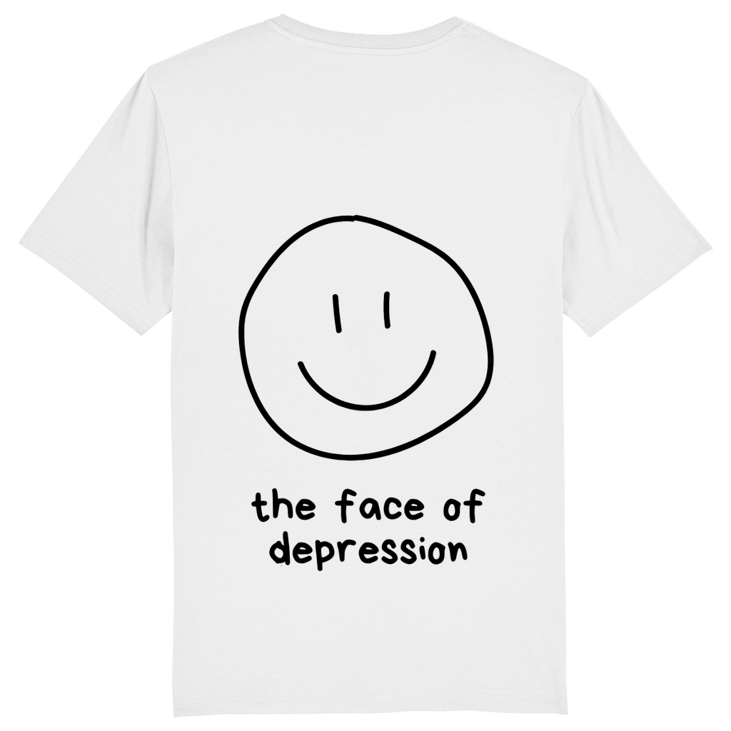 Slim T-Shirt *the face of depression*