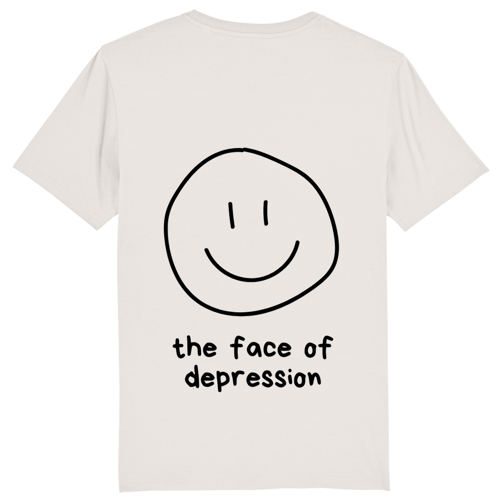 Slim T-Shirt *the face of depression*