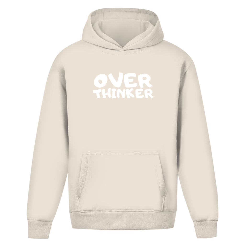 Oversize Hoodie Ohne Kordel overthinker neu