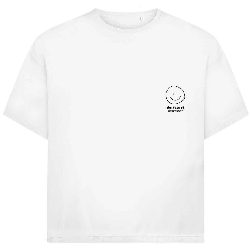 Oversize T-Shirt the *face of depression*
