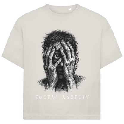Oversize T-Shirt *Social Anxiety* Front Logo