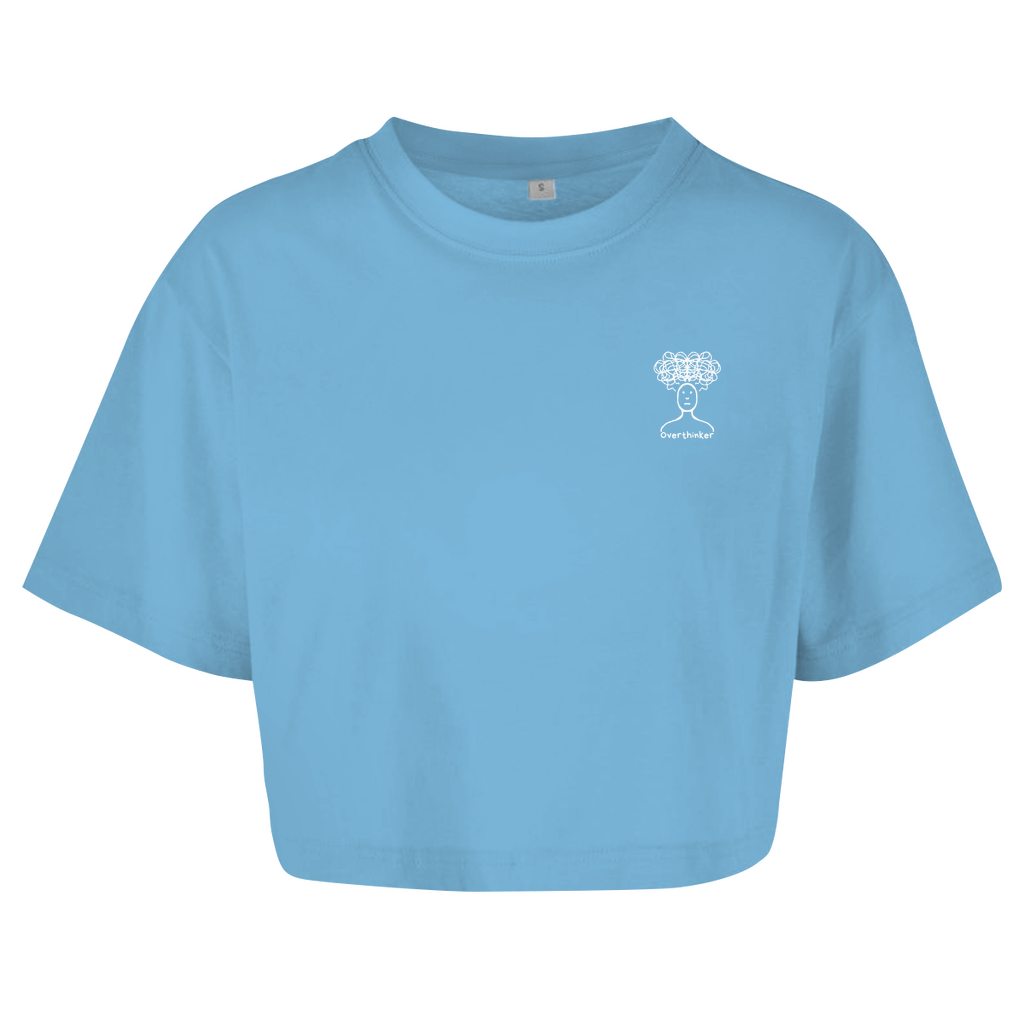 Damen Crop-Top *Overthinker-Head*