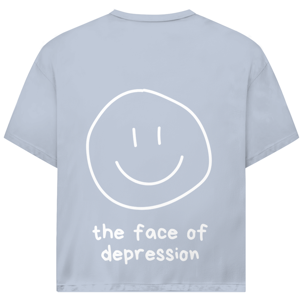 Oversize T-Shirt *the face of depression*